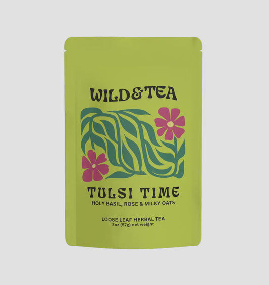 Tulsi Time Herbal Tea by Wild & Tea